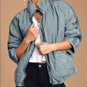 Free People Dolman Quilted Jacket MEDIUM BNWT